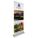 Deluxe Pro Retractor Single-Banner Kit (No-Curl Opaque Fabric)