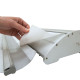 Deluxe Pro Retractor Single-Banner Kit (No-Curl Opaque Fabric)