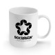 White Ceramic 11oz Coffee Mug