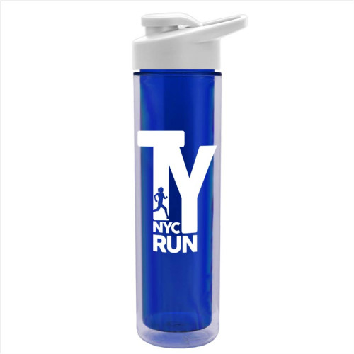 Garyline® 16oz Chiller Double-Wall Insulated Bottle with Drink-Thru Lid