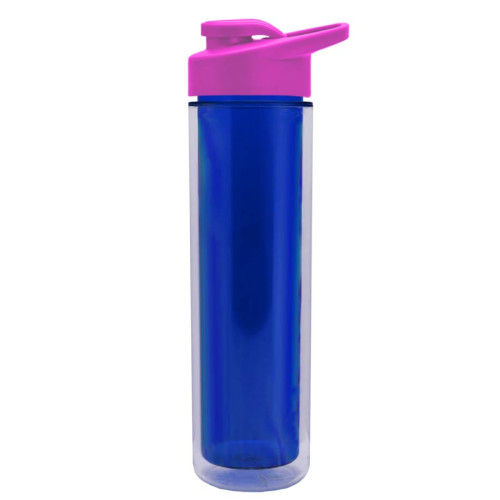 Garyline® 16oz Chiller Double-Wall Insulated Bottle with Drink-Thru Lid