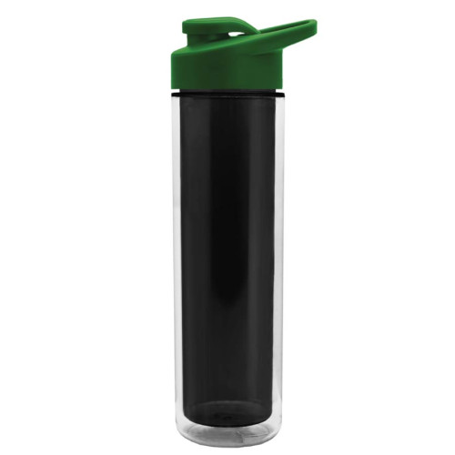Garyline® 16oz Chiller Double-Wall Insulated Bottle with Drink-Thru Lid