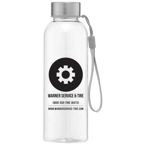 Skye 17oz rPET Water Bottle with Wrist Strap Skye 17oz rPET Water Bottle with Wrist Strap