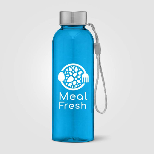 Skye 17oz rPET Water Bottle with Wrist Strap Skye 17oz rPET Water Bottle with Wrist Strap