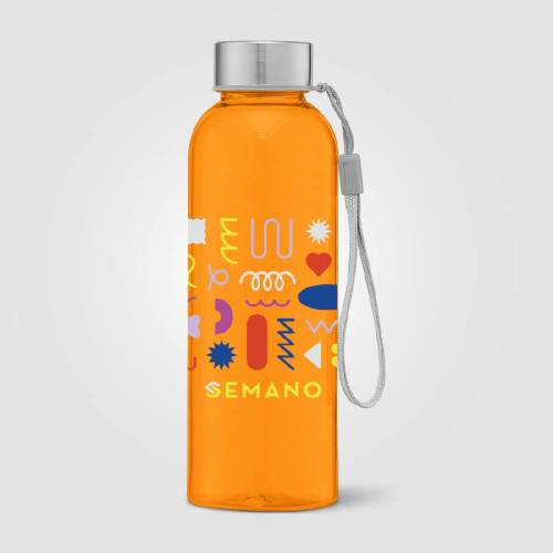 Skye 17oz rPET Water Bottle with Wrist Strap Skye 17oz rPET Water Bottle with Wrist Strap