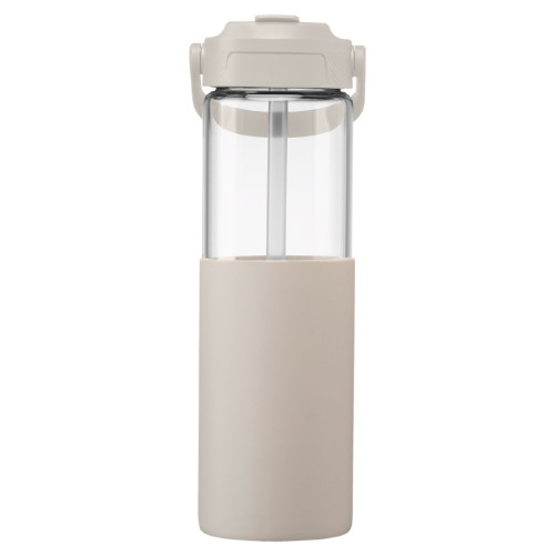 Juno 20oz Glass Silicone Sleeve Straw Bottle Juno 20oz Glass Silicone Sleeve Straw Bottle
