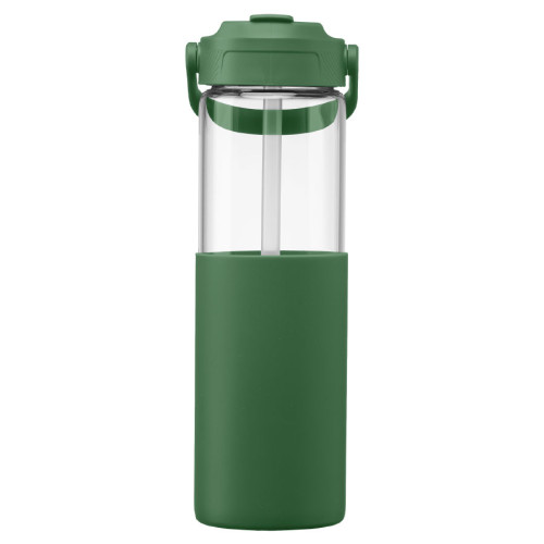 Juno 20oz Glass Silicone Sleeve Straw Bottle Juno 20oz Glass Silicone Sleeve Straw Bottle