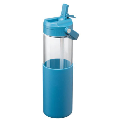 Juno 20oz Glass Silicone Sleeve Straw Bottle Juno 20oz Glass Silicone Sleeve Straw Bottle