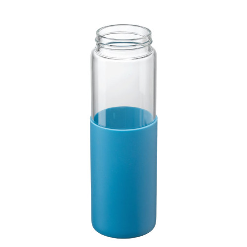 Juno 20oz Glass Silicone Sleeve Straw Bottle Juno 20oz Glass Silicone Sleeve Straw Bottle