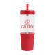 Polar 40oz Recycled Plastic Dual Tone Straw Tumbler