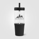 Polar 40oz Recycled Plastic Dual Tone Straw Tumbler