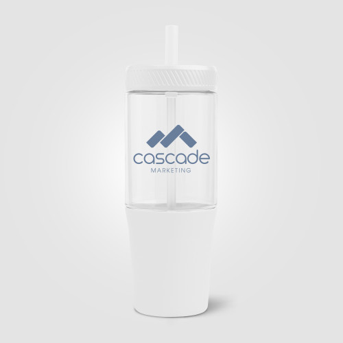 Polar 40oz Recycled Plastic Dual Tone Straw Tumbler