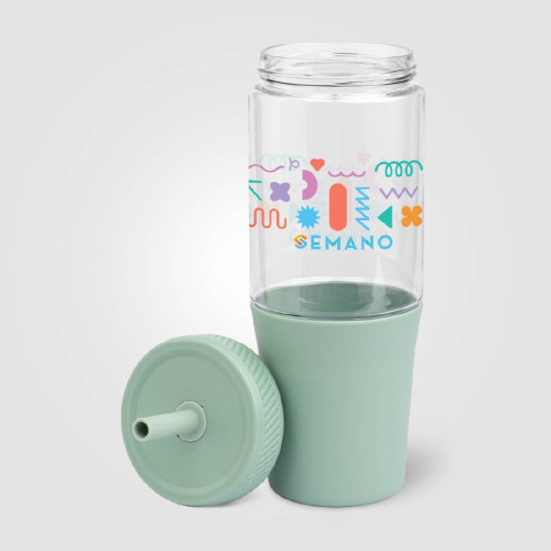 Polar 40oz Recycled Plastic Dual Tone Straw Tumbler
