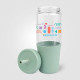 Polar 40oz Recycled Plastic Dual Tone Straw Tumbler