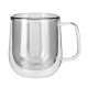 Double-Walled 8.4oz Colored Glass Mug