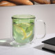 Double-Walled 8.4oz Colored Glass Mug