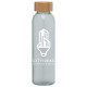 Alpine 17oz Glass Bottle with Bamboo Lid Alpine 17oz Glass Bottle with Bamboo Lid