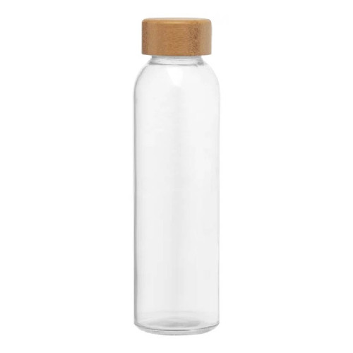 Alpine 17oz Glass Bottle with Bamboo Lid Alpine 17oz Glass Bottle with Bamboo Lid