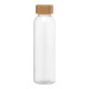 Alpine 17oz Glass Bottle with Bamboo Lid Alpine 17oz Glass Bottle with Bamboo Lid