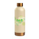 Astrid 18oz Stainless Steel Copper Accent Double-Wall Bottle Astrid 18oz Stainless Steel Copper Accent Double-Wall Bottle