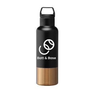 Aurelia 22.5oz Recycled Stainless Steel Copper Accent Double-Wall Bottle Aurelia 22.5oz Recycled Stainless Steel Copper Accent Double-Wall Bottle