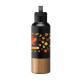 Aurelia 22.5oz Recycled Stainless Steel Copper Accent Double-Wall Bottle