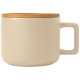 Café Virtuoso 12oz Ceramic Mug with Bamboo Lid