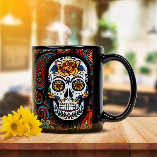 Full Color 11oz Black Ceramic Mug Full Color 11oz Black Ceramic Mug