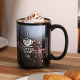 Full Color 15oz Black Ceramic Mug
