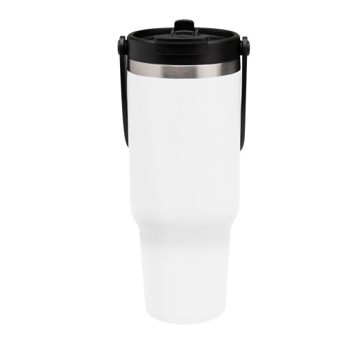 Full Laser Peak Intrepid 40oz Recycled Stainless Steel Tumbler