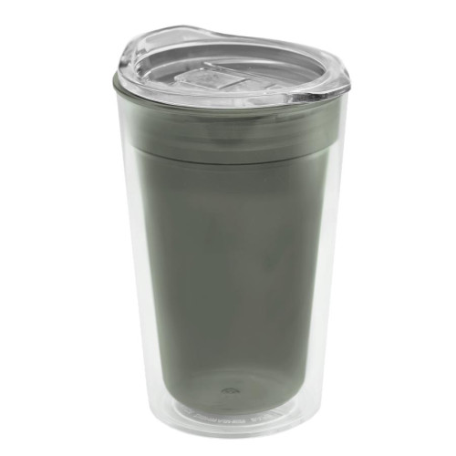 Garyline® 14oz Transparent Tumbler with Slider Lid