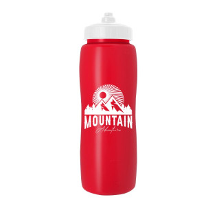 Garyline® 32oz Curve Sport Bottle with Mighty-Shot Valve Lid