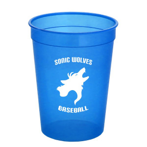 Garyline® Cups-on-the-Go Translucent 12oz Stadium Cup