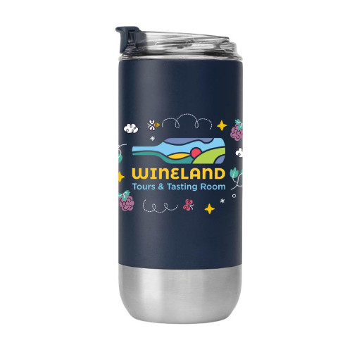 Glacier 16oz Double-Wall Recycled Stainless Steel Tumbler Glacier 16oz Double-Wall Recycled Stainless Steel Tumbler