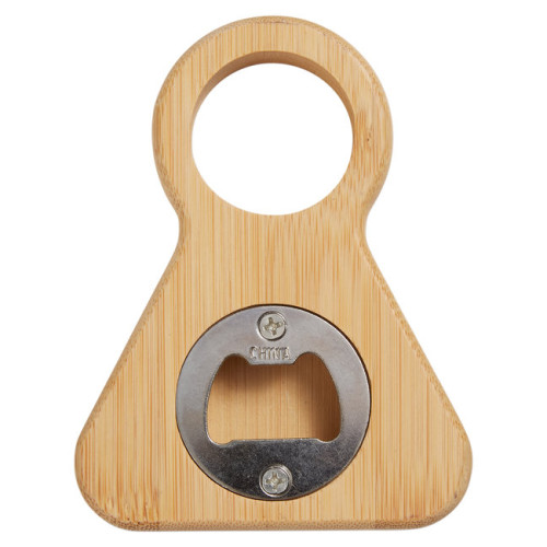 Home & Table Bamboo Wine Holder & Bottle Opener