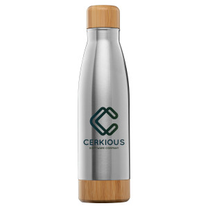 Ibiza Bamboo 21oz Double-Wall Stainless Bottle