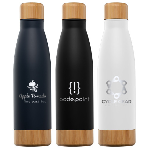 Ibiza Bamboo 21oz Double-Wall Stainless Bottle