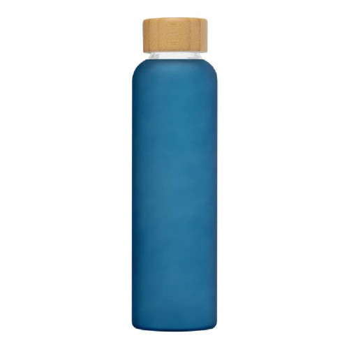 Lucerne 20oz Frosted Borosilicate Glass Bottle with Bamboo Lid Lucerne 20oz Frosted Borosilicate Glass Bottle with Bamboo Lid