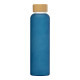 Lucerne 20oz Frosted Borosilicate Glass Bottle with Bamboo Lid Lucerne 20oz Frosted Borosilicate Glass Bottle with Bamboo Lid