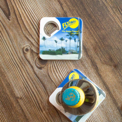 Magnetic Bottle Opener Coaster