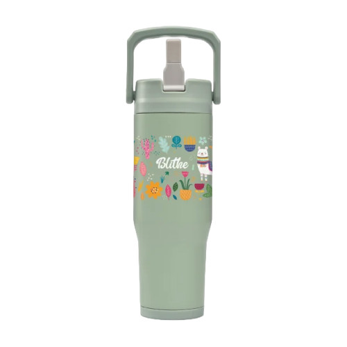 Polar Duo 32oz Double-Wall Recycled Stainless Steel Tumbler with Storage Base