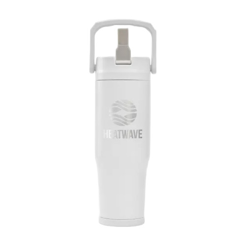 Polar Duo 32oz Double-Wall Recycled Stainless Steel Tumbler with Storage Base