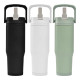 Polar Duo 32oz Double-Wall Recycled Stainless Steel Tumbler with Storage Base