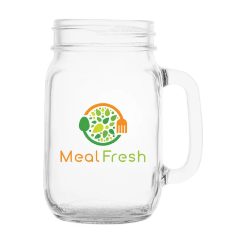 Root 16oz Handled Jar Glass Root 16oz Handled Jar Glass
