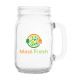 Root 16oz Handled Jar Glass Root 16oz Handled Jar Glass