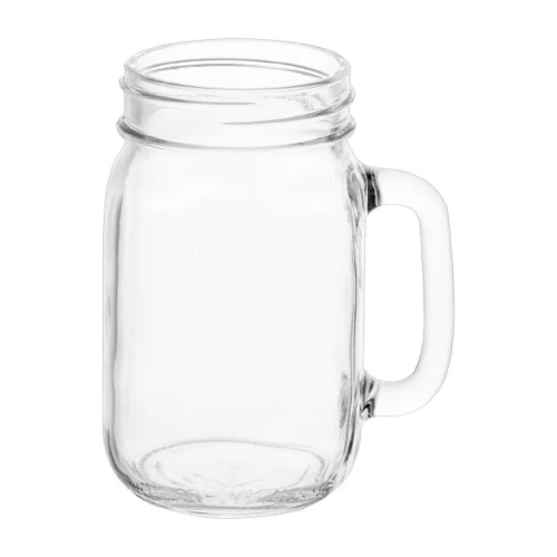 Root 16oz Handled Jar Glass Root 16oz Handled Jar Glass