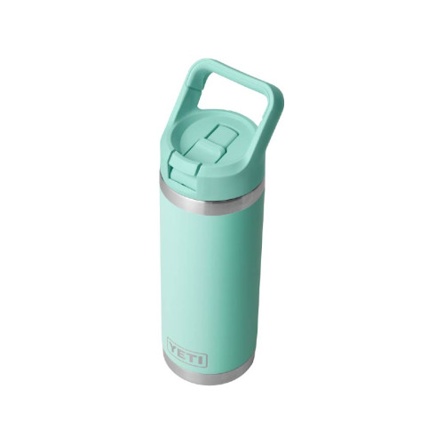 YETI® Rambler® 18oz Water Bottle with Color-Matched Straw Cap YETI® Rambler® 18oz Water Bottle with Color-Matched Straw Cap