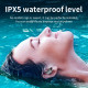 IPX5 Waterproof Custom Logo Lux Earbuds & Power Bank