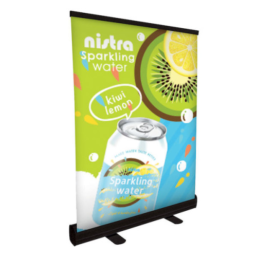 Economy Banner Tabletop Retractor Kit (No-Curl Hybrid Media)