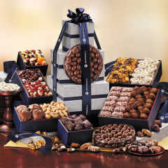 Luxury Gourmet Custom Logo Treat Towers